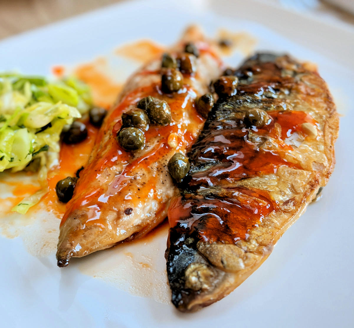 Sticky Mackerel Fillet Recipe Cuisine Fiend